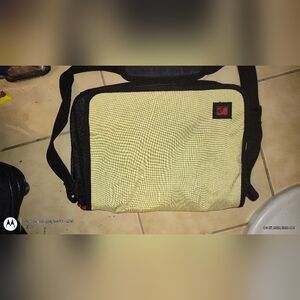 MTV Black and Yellow Men's Messenger Bag